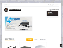 Tablet Screenshot of dtmcameras.be